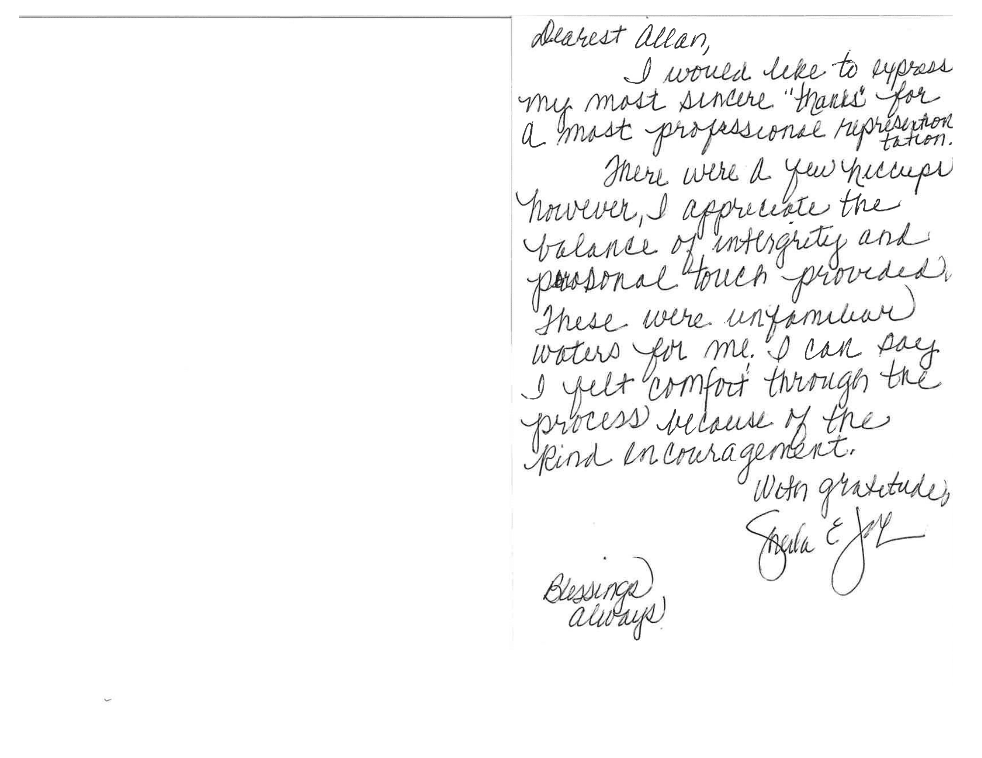 Client Testimonial for Allan - Page 2