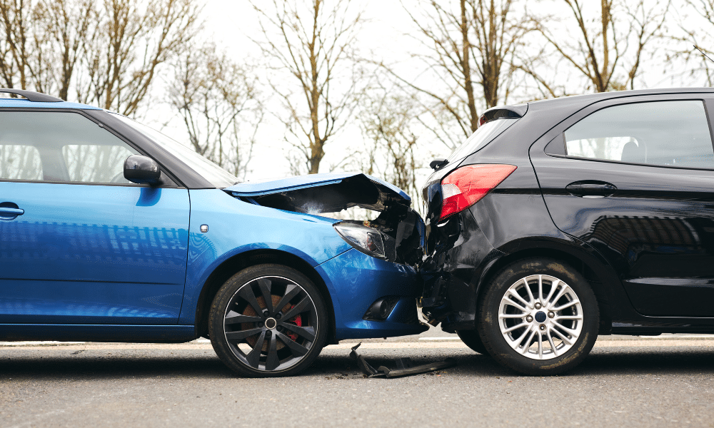 determining fault in a rear end accident with tailgating