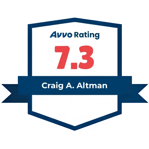 Avvo Rating - Craig A. Altman 7.3
