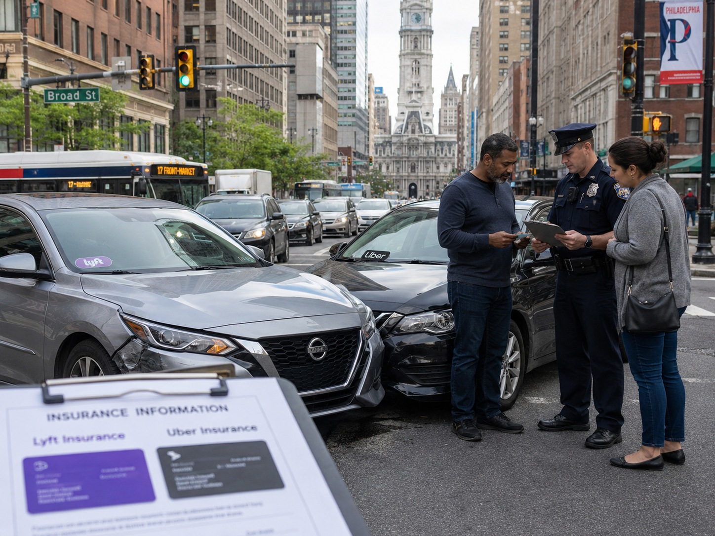 Lyft vs. Uber Accidents in Philadelphia Is the Insurance Coverage Different
