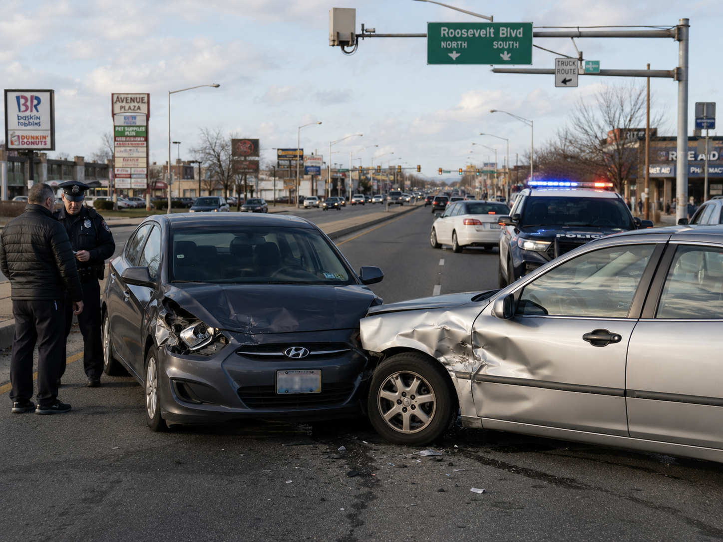 Roosevelt Boulevard Car Accidents in Philadelphia